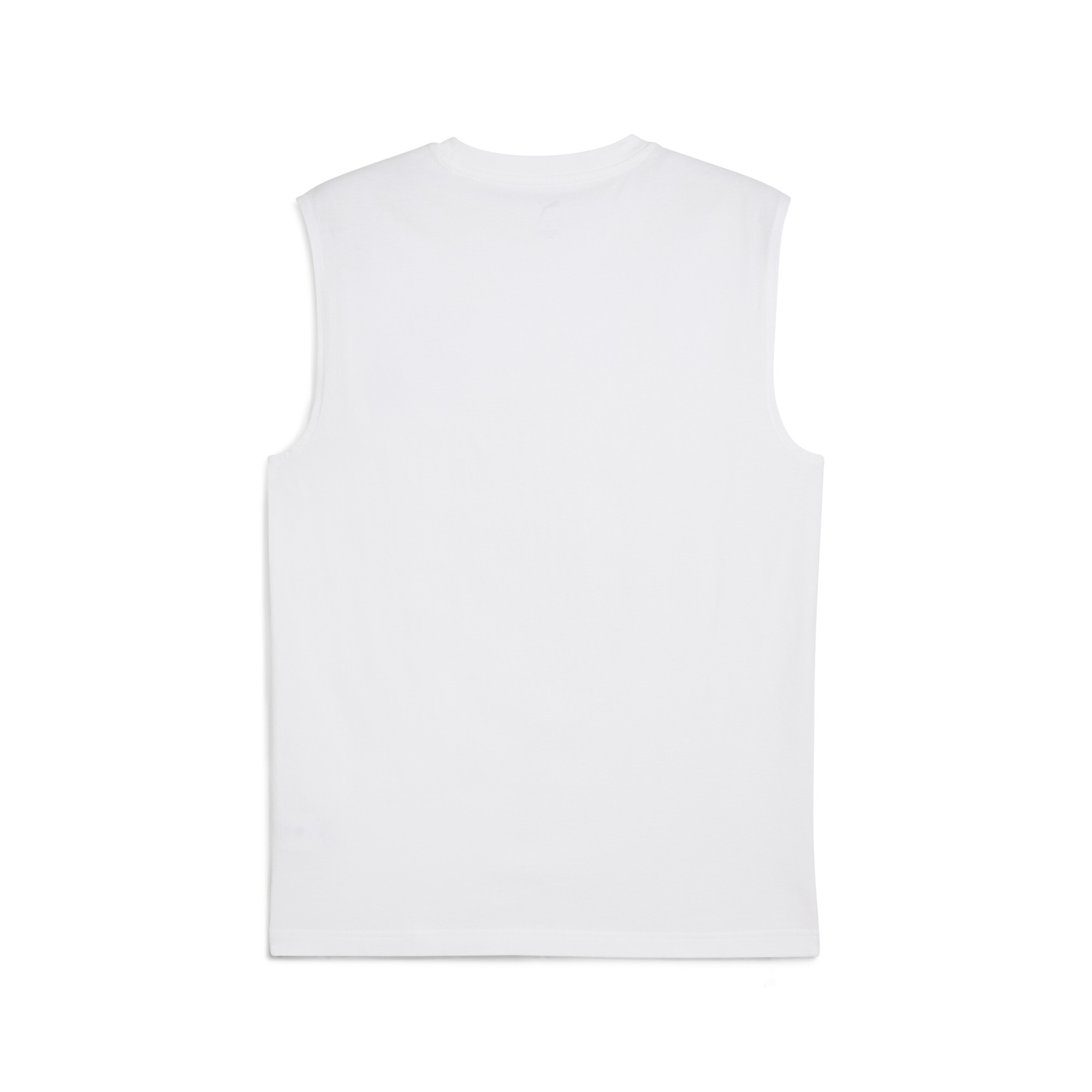 Essentials No. 1-logo mouwloos T-shirt voor Heren, Wit, Maat S | PUMA