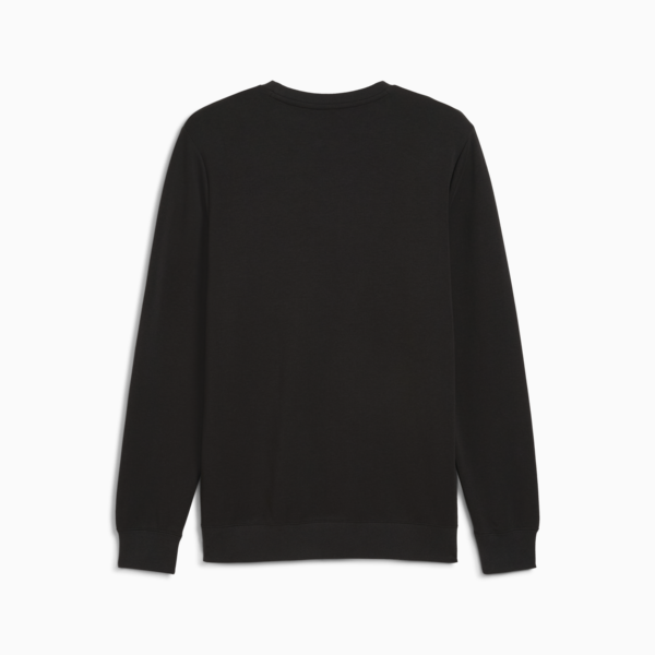 Essentials No. 1 Logo Crew Men, PUMA Black, large-ZAF