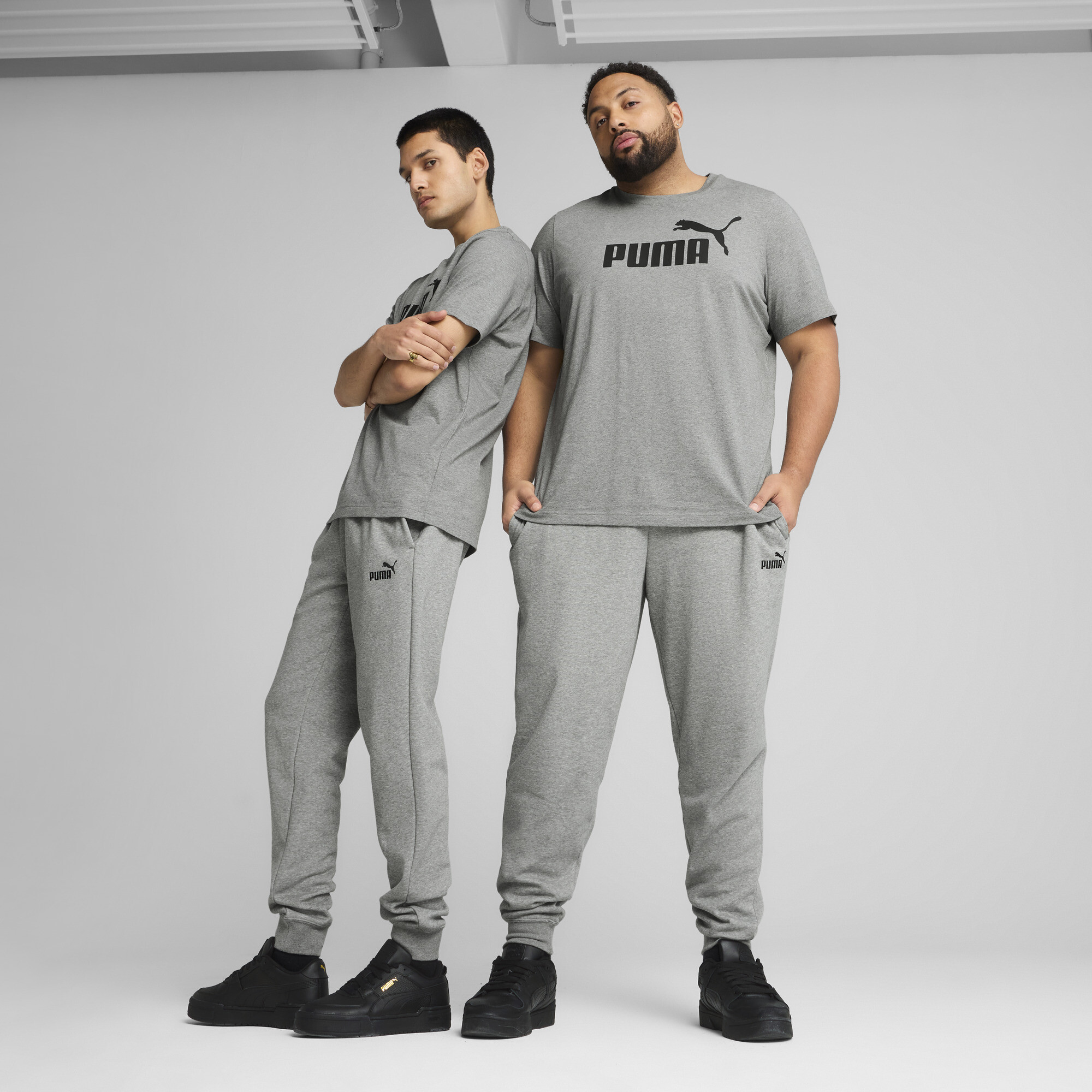 PUMA Essentials No. 1 Logo Slim joggingbroek voor Heren, Grijs, Maat M