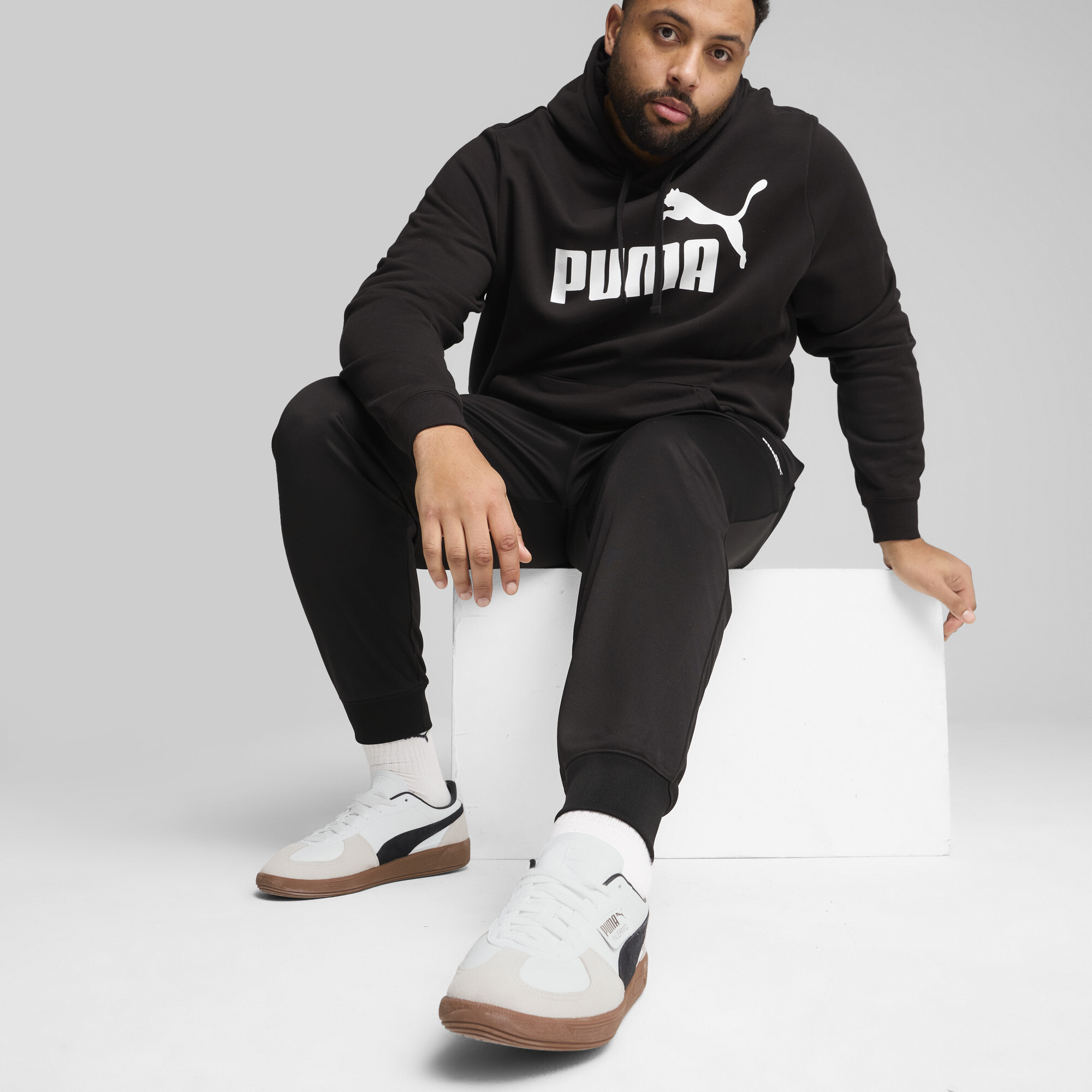 PUMA Essentials No.1 Logo Poly broek voor Heren, Zwart, Maat 3XL thumbnail 7