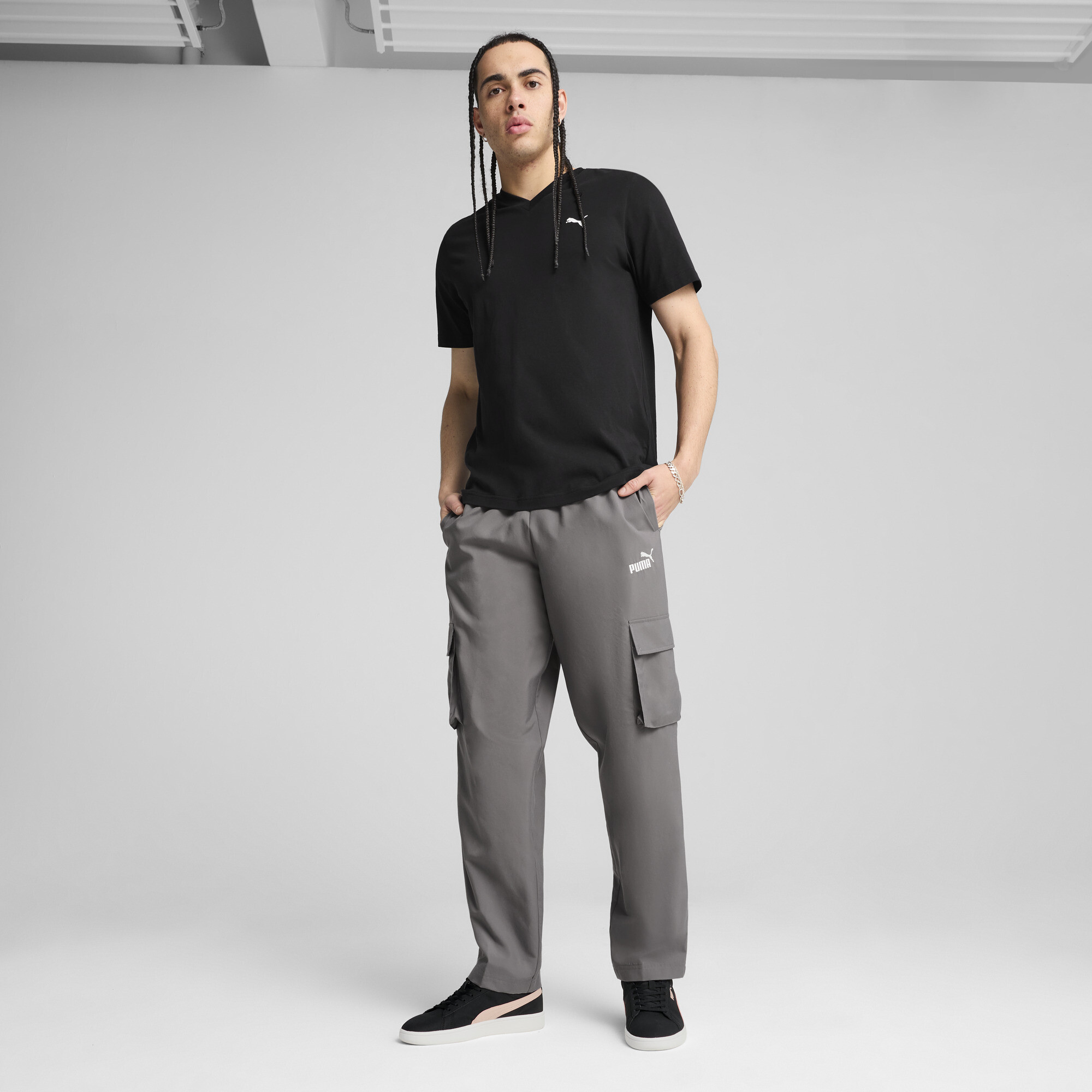 PUMA Essentials No. 1 Logo geweven cargobroek voor Heren, Maat XL thumbnail 4