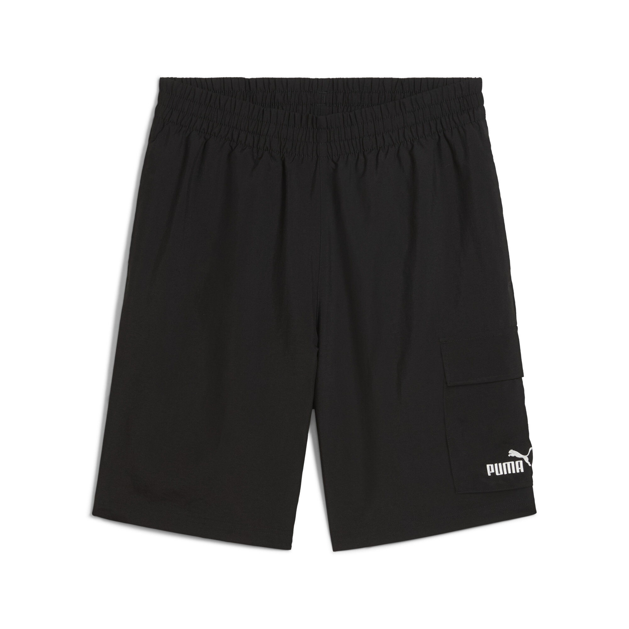 PUMA Essentials No.1 Logo geweven cargoshort voor Heren, Zwart, Maat XL thumbnail 3
