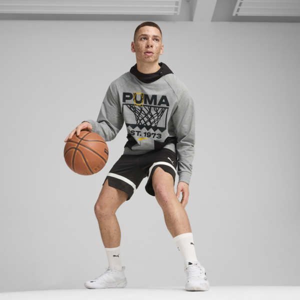 Sudadera de básquetbol hombre Winning Shot, Medium Gray Heather, large-MEX