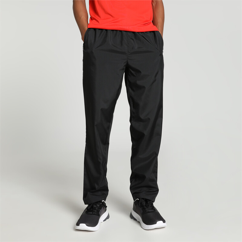

Men's PUMA Woven Tapered Pants, Black