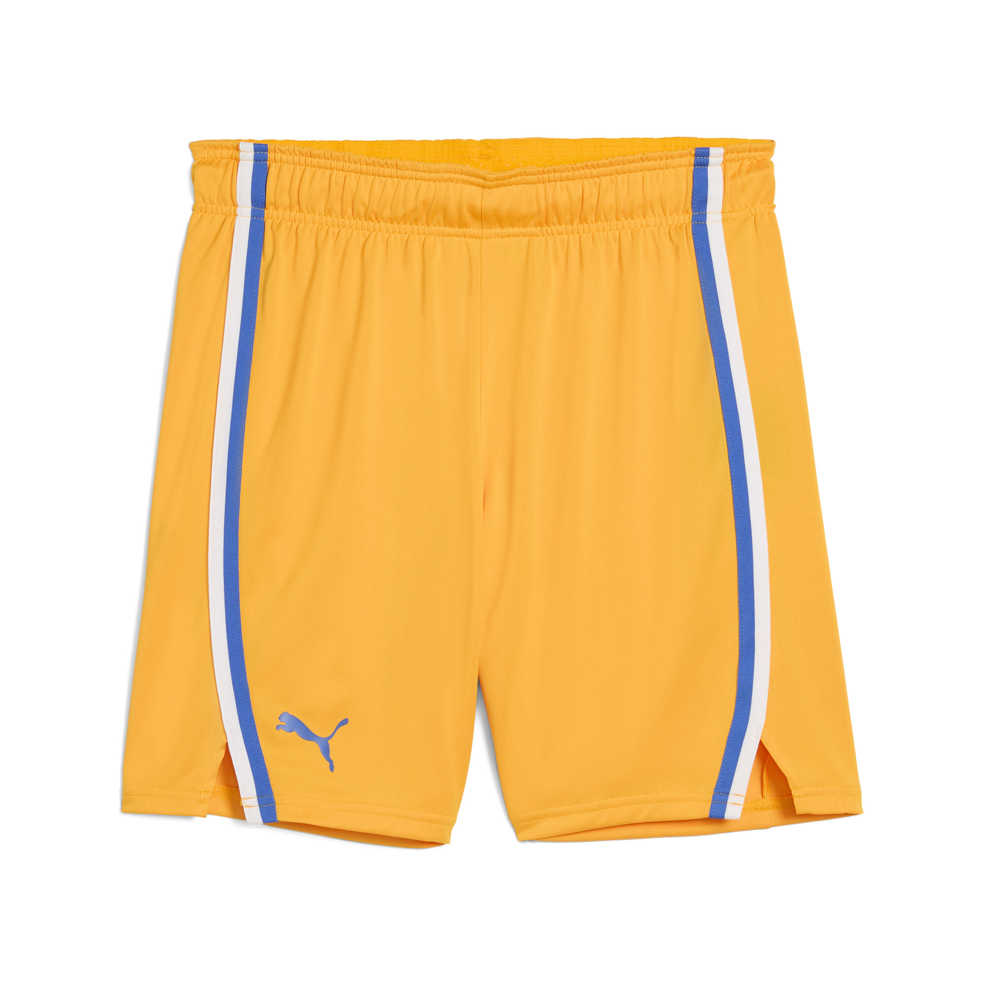 Men's Puma Maccabi Basketball Game Shorts, Yellow, Size L, Clothing