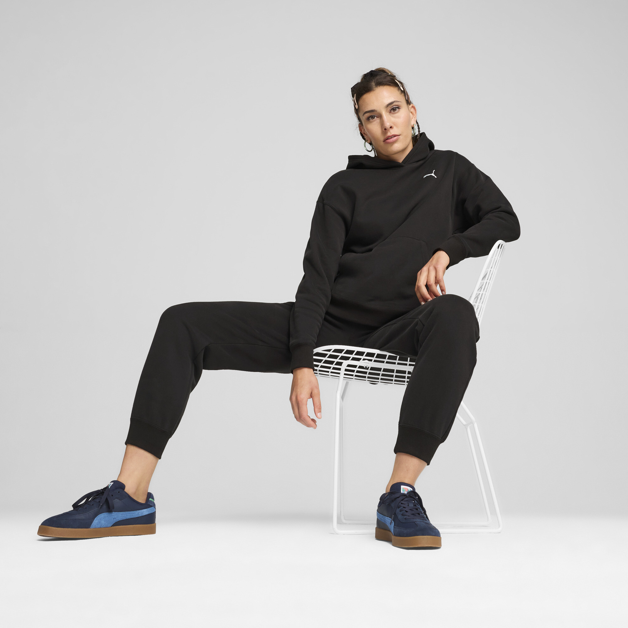 Puma Loungewear Trainingsanzug Damen | Mit Plain | Black | Größe: XS