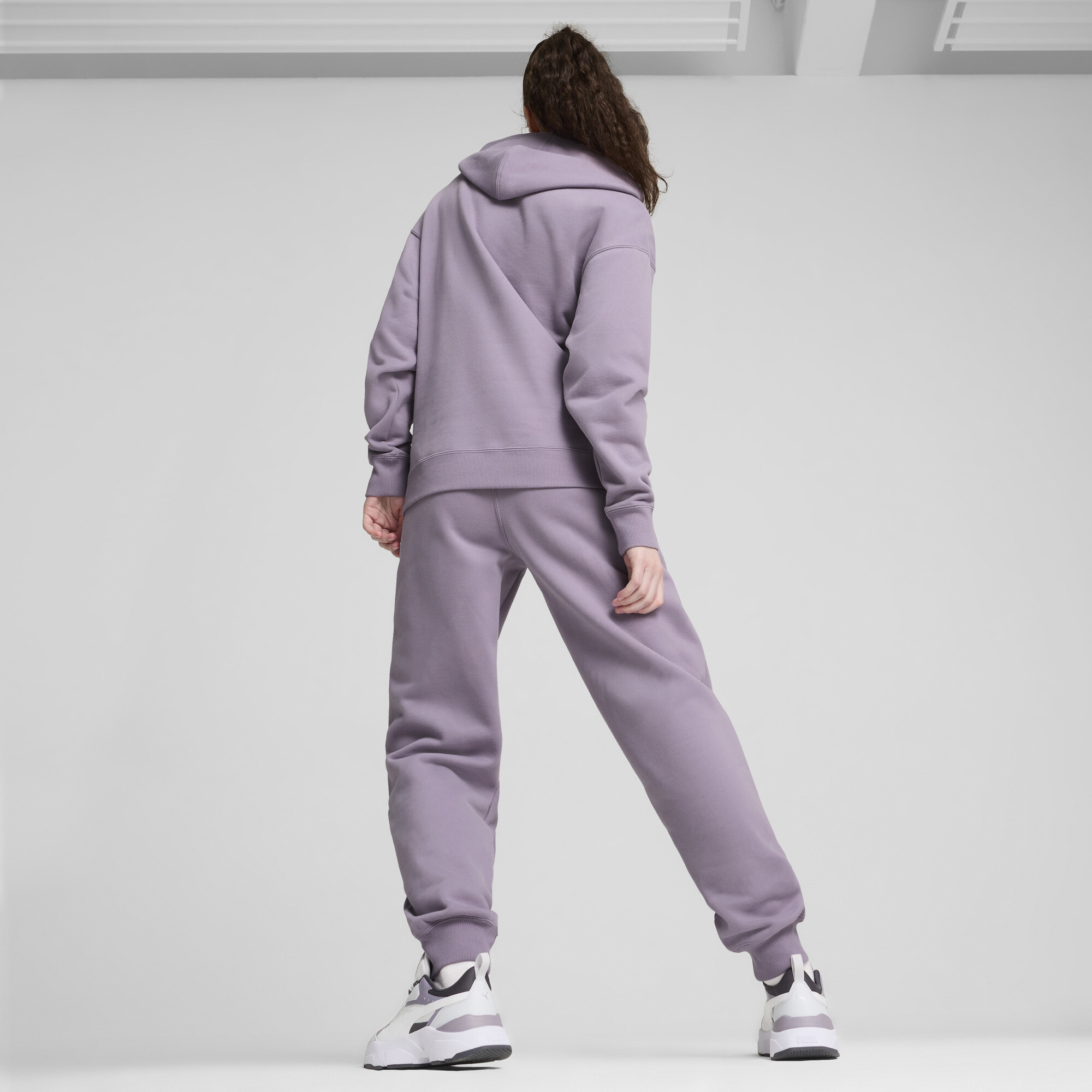 Women's Puma Loungewear Tracksuit, Purple, Size XS, Clothing