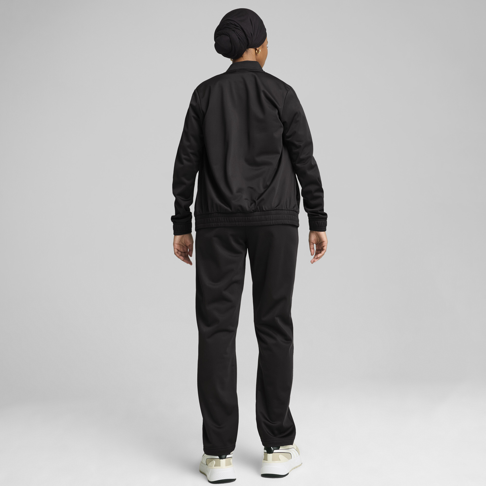 Women's Puma Poly Tracksuit, Black, Size L, Clothing