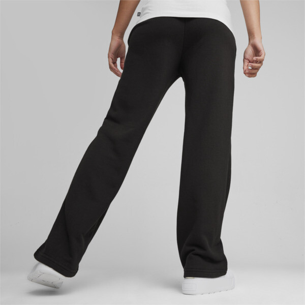 ESS+ Straight Leg Women's Pants, PUMA Black, large-ZAF