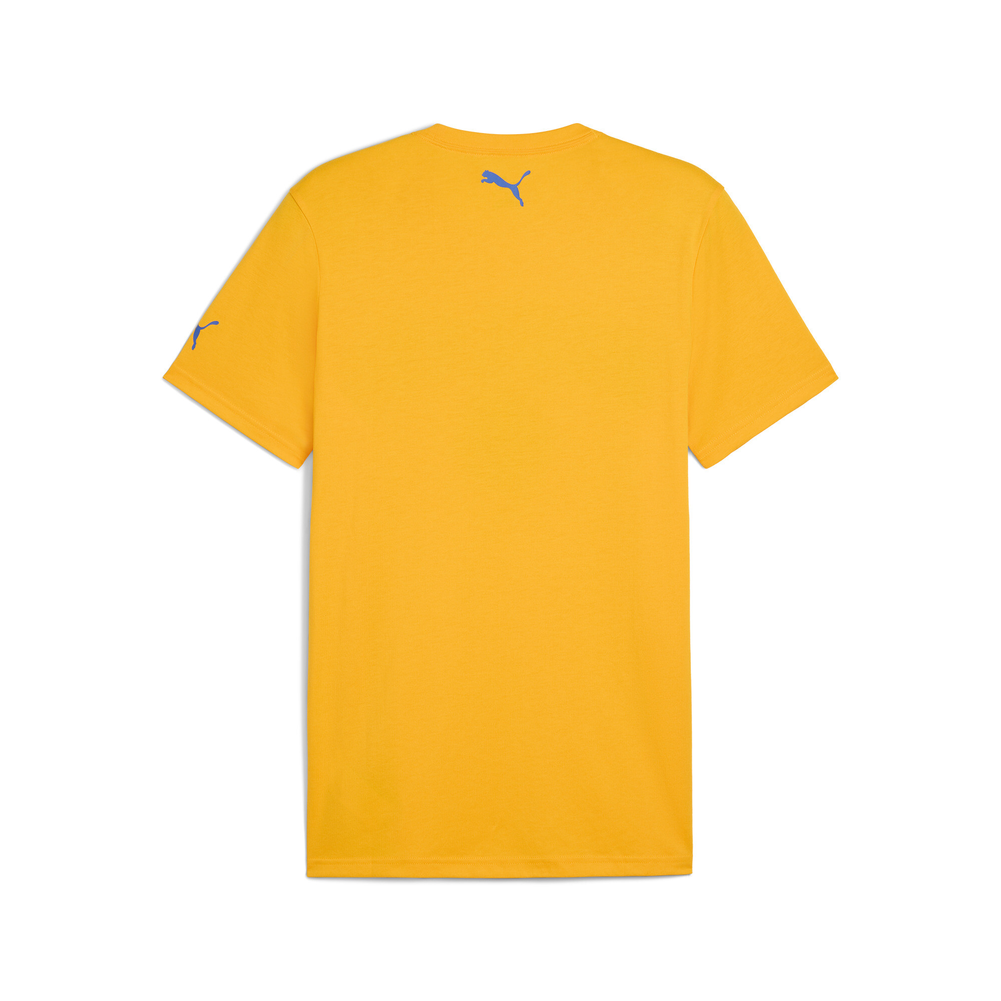 Men's Puma Maccabi Practice Basketball T-Shirt, Yellow, Size L, Clothing