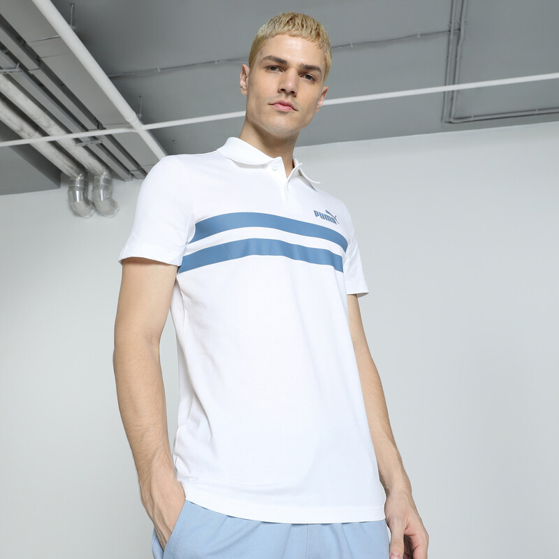 Men's PUMA Striped Slim Fit Polo