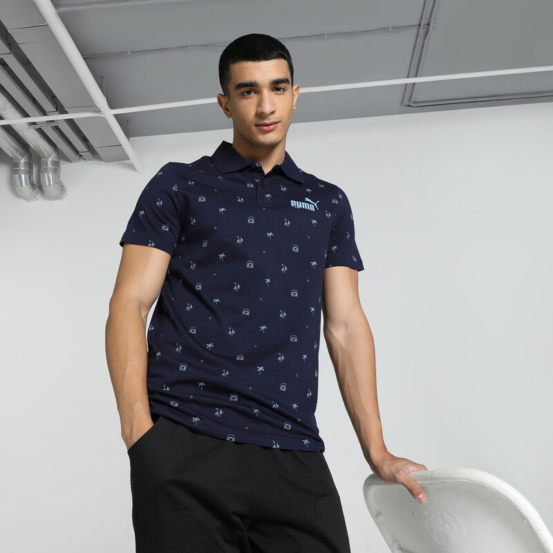 

Men's PUMA Printed Slim Fit Polo
