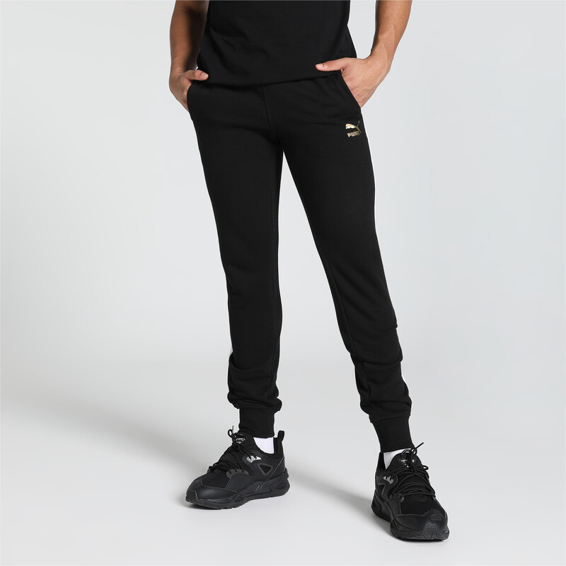 

PUMA T7 Unisex Slim Fit Track Pants, Black