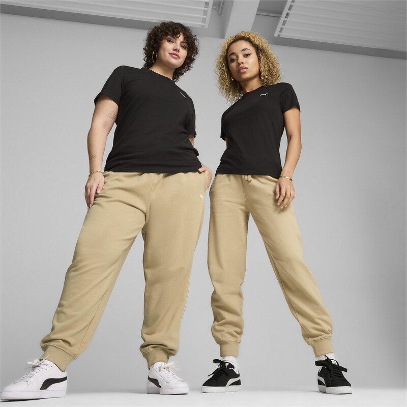 Women's PUMA HER High-Waist Pants in Prairie Tan size M
