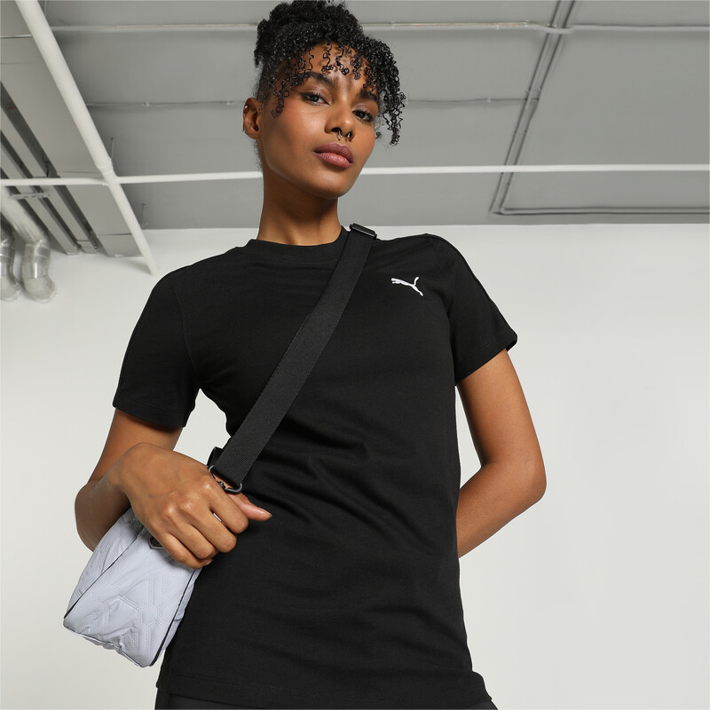 Women's PUMA HER T-shirt in Black size M
