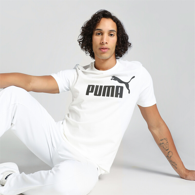 

Men's PUMA Logo T-shirt, White