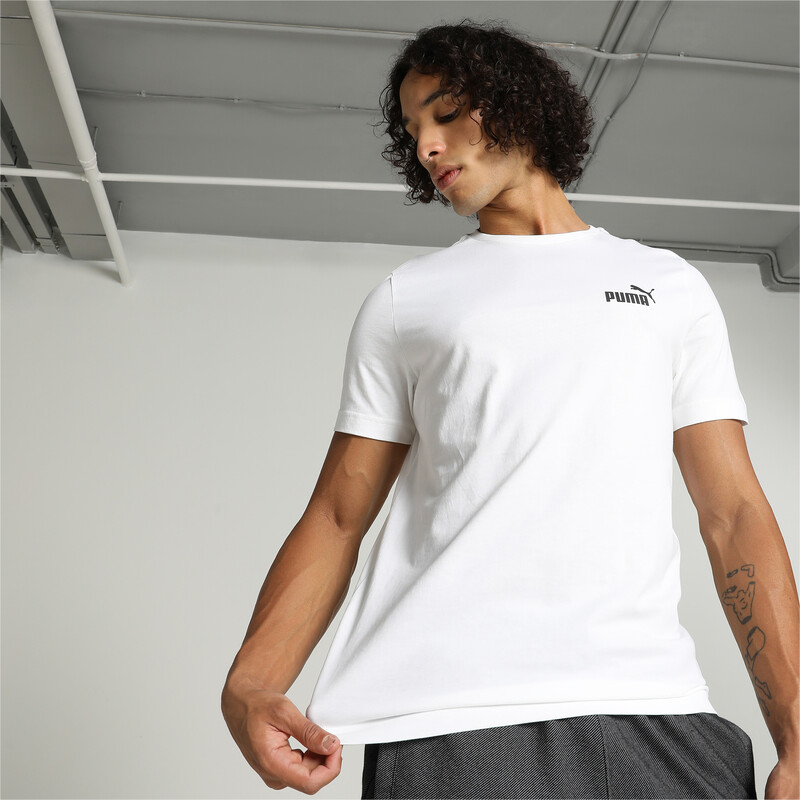 

Men's PUMA Small Logo T-shirt, White