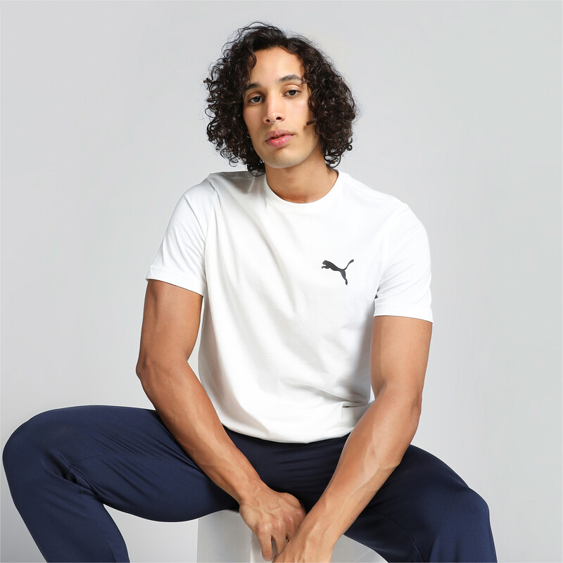 

Men's PUMA Small Logo T-shirt, White