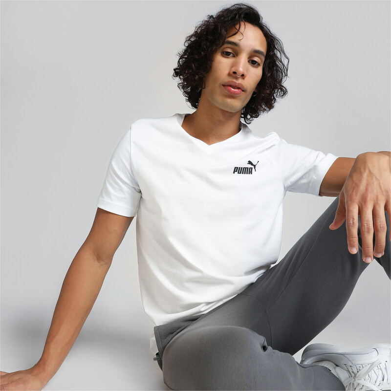 

Men's PUMA V-Neck T-shirt, White