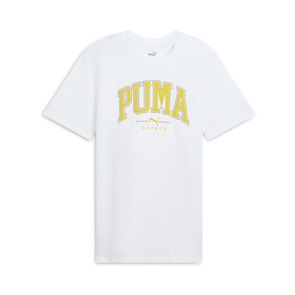 Puma Squad Big Logo Men's T-shirt In White