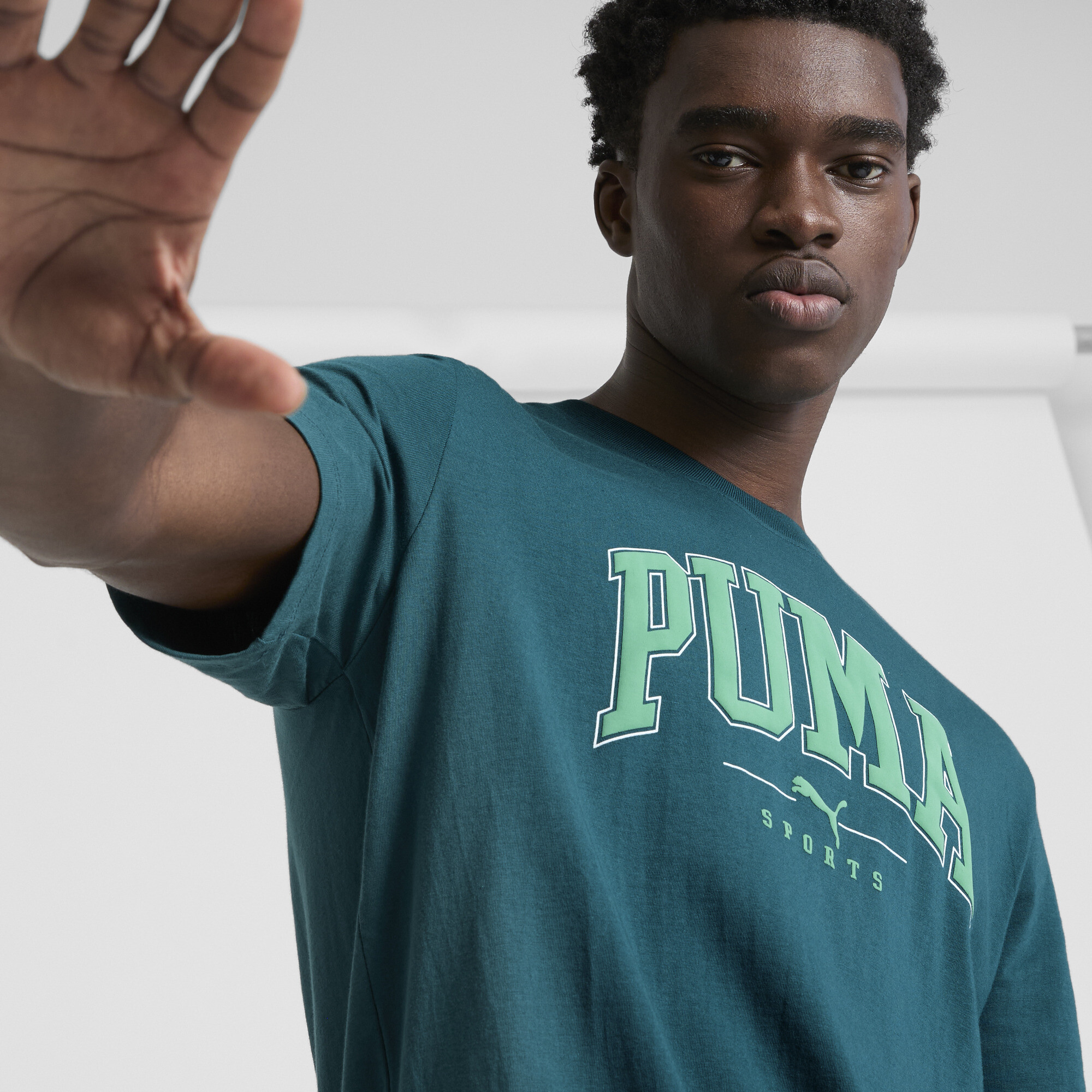 PUMA Men's Squad Big Logo Tee