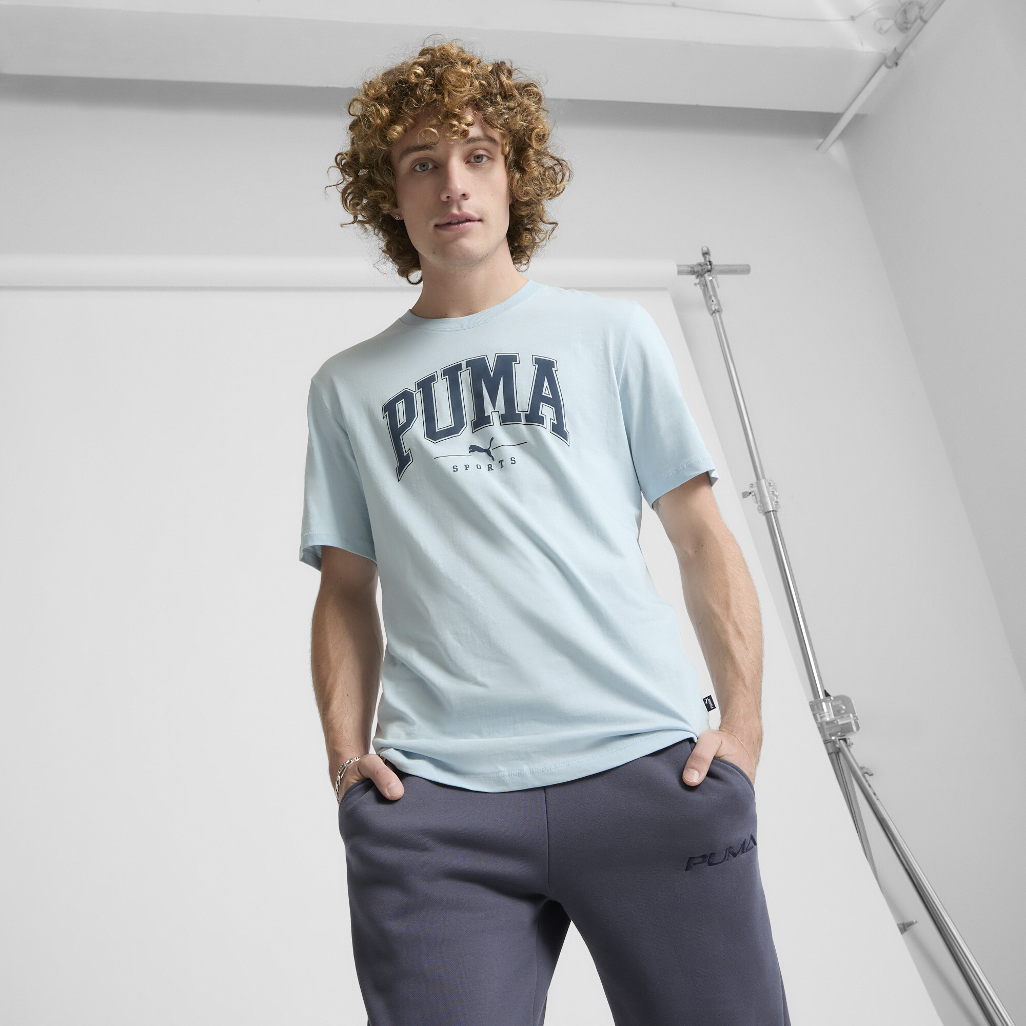 PUMA Men's Squad Big Logo Tee