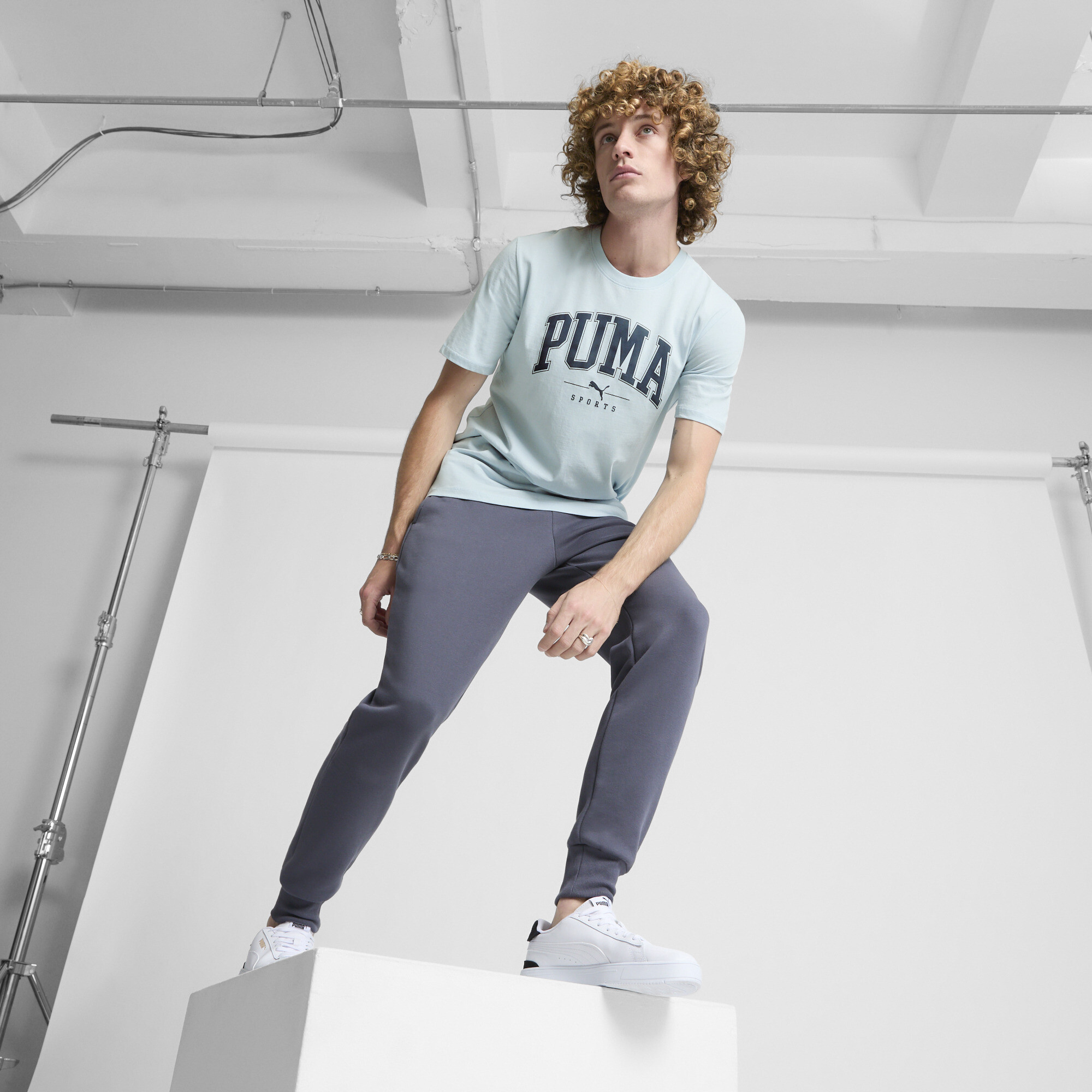 PUMA Men's Squad Big Logo Tee