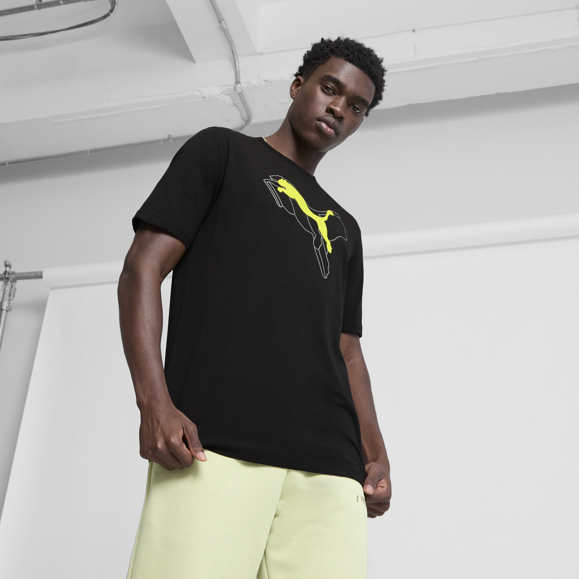 PUMA Men's ESS+ Logo Lab Tee