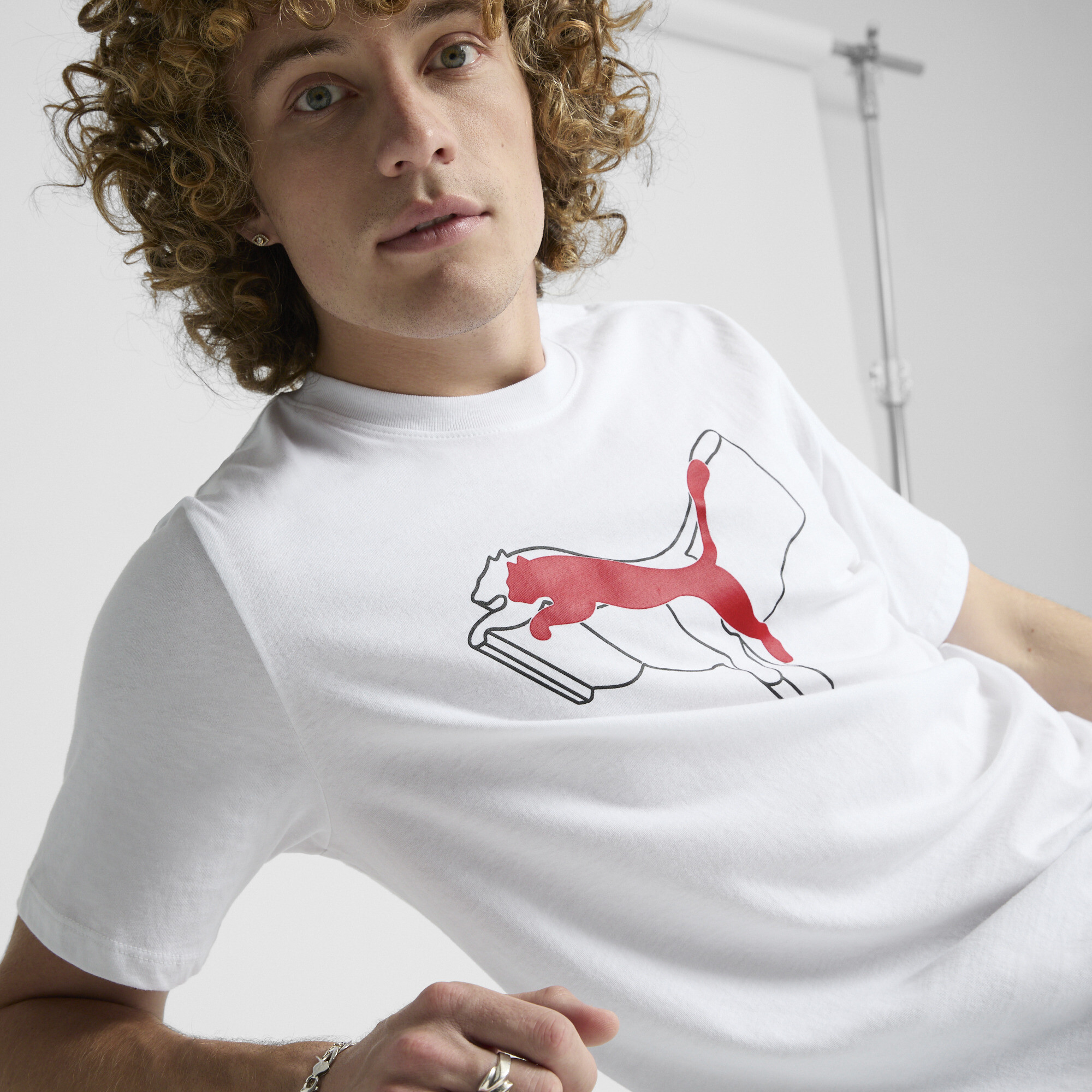 PUMA Men's ESS+ Logo Lab Tee