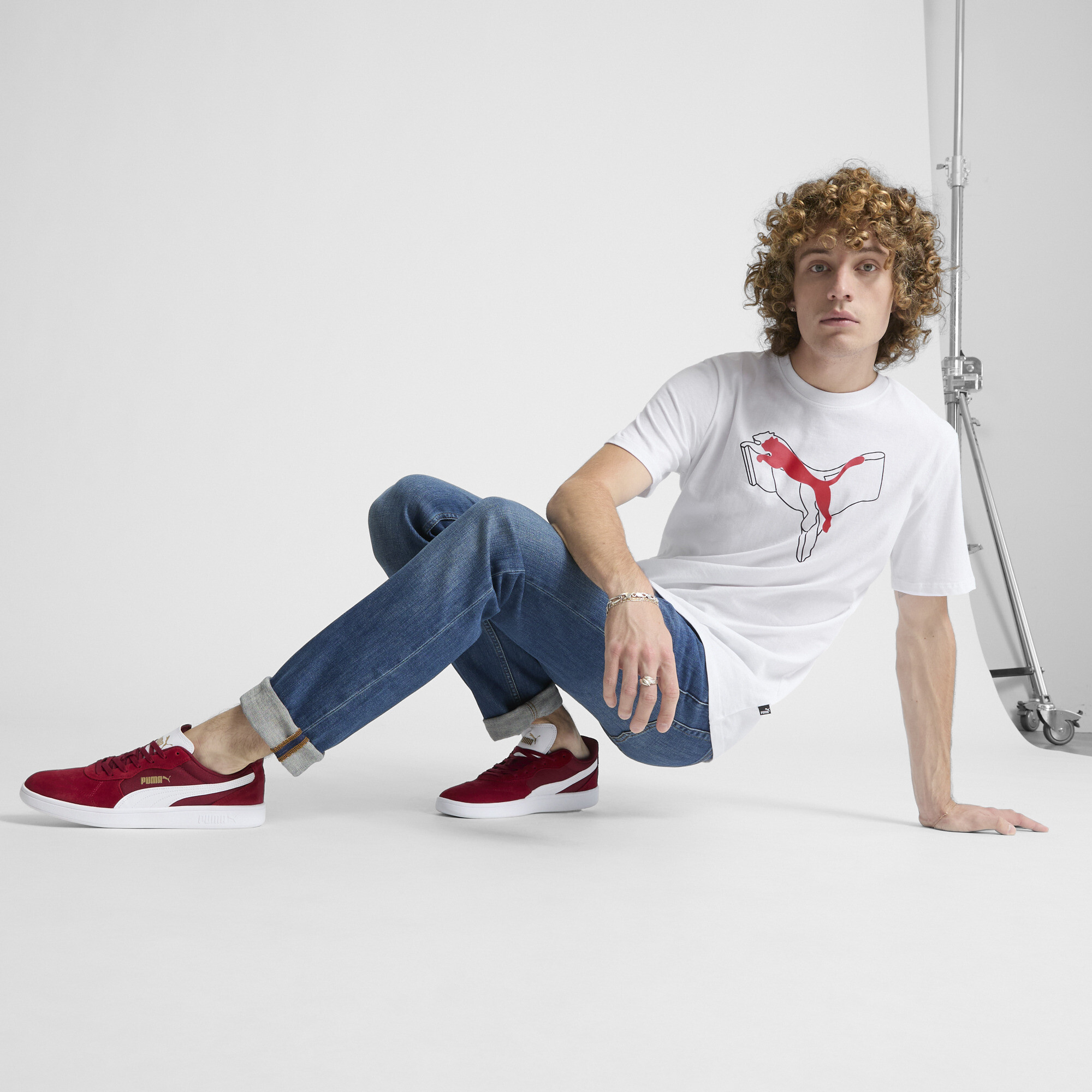 PUMA Men's ESS+ Logo Lab Tee