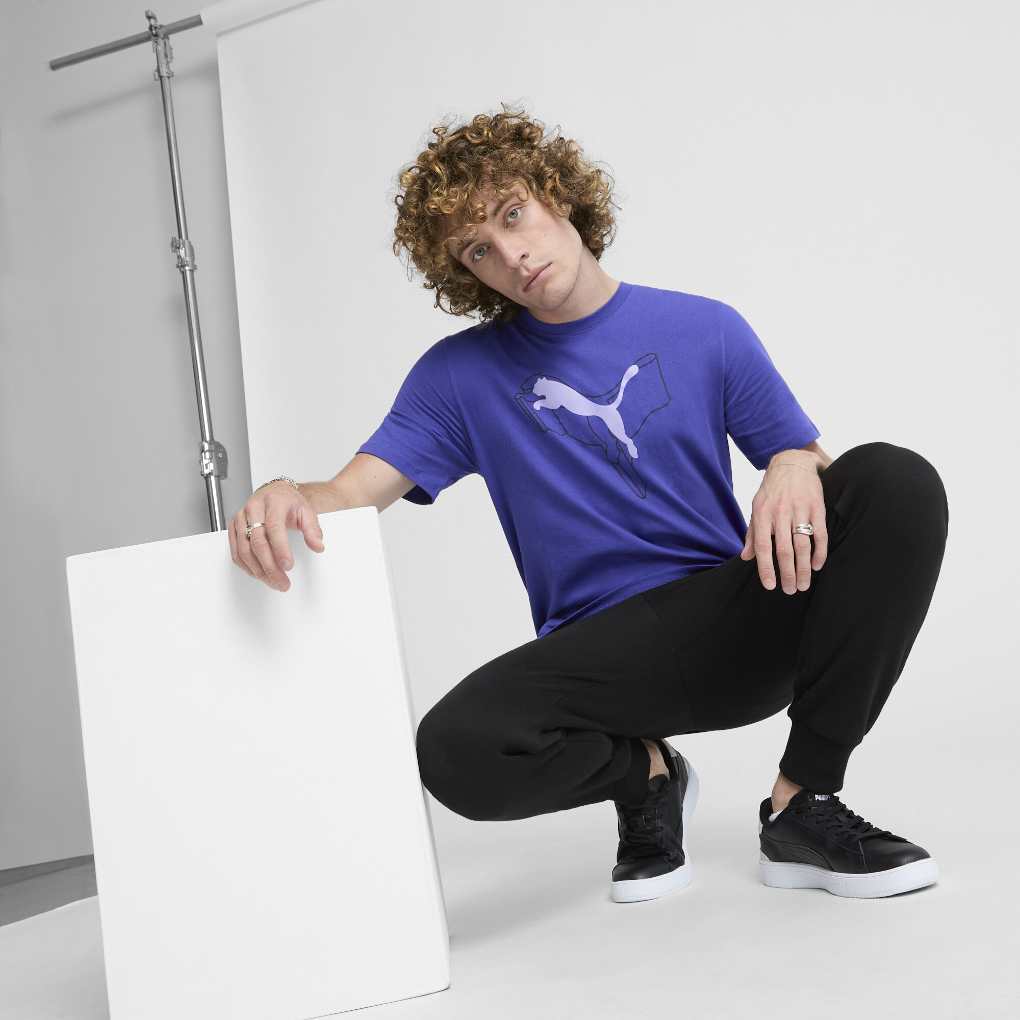 PUMA Men's ESS+ Logo Lab Tee