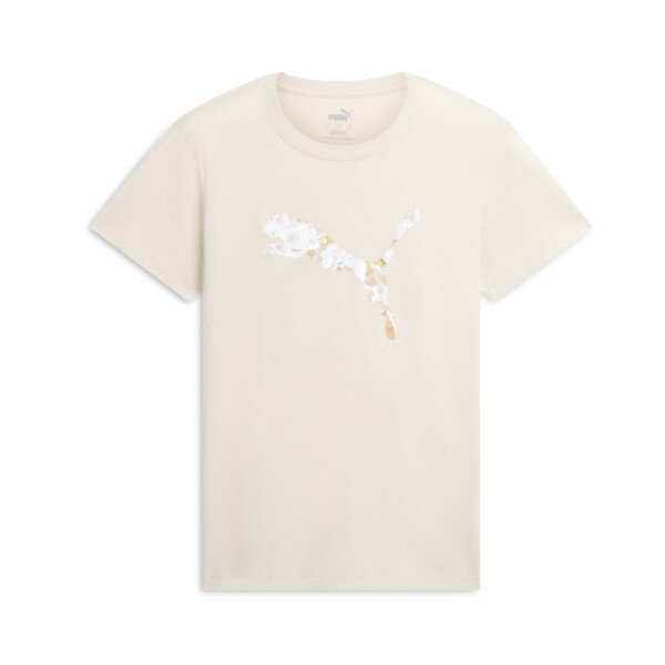 Puma Holiday Metallic Women's T-shirt In Desert Dust
