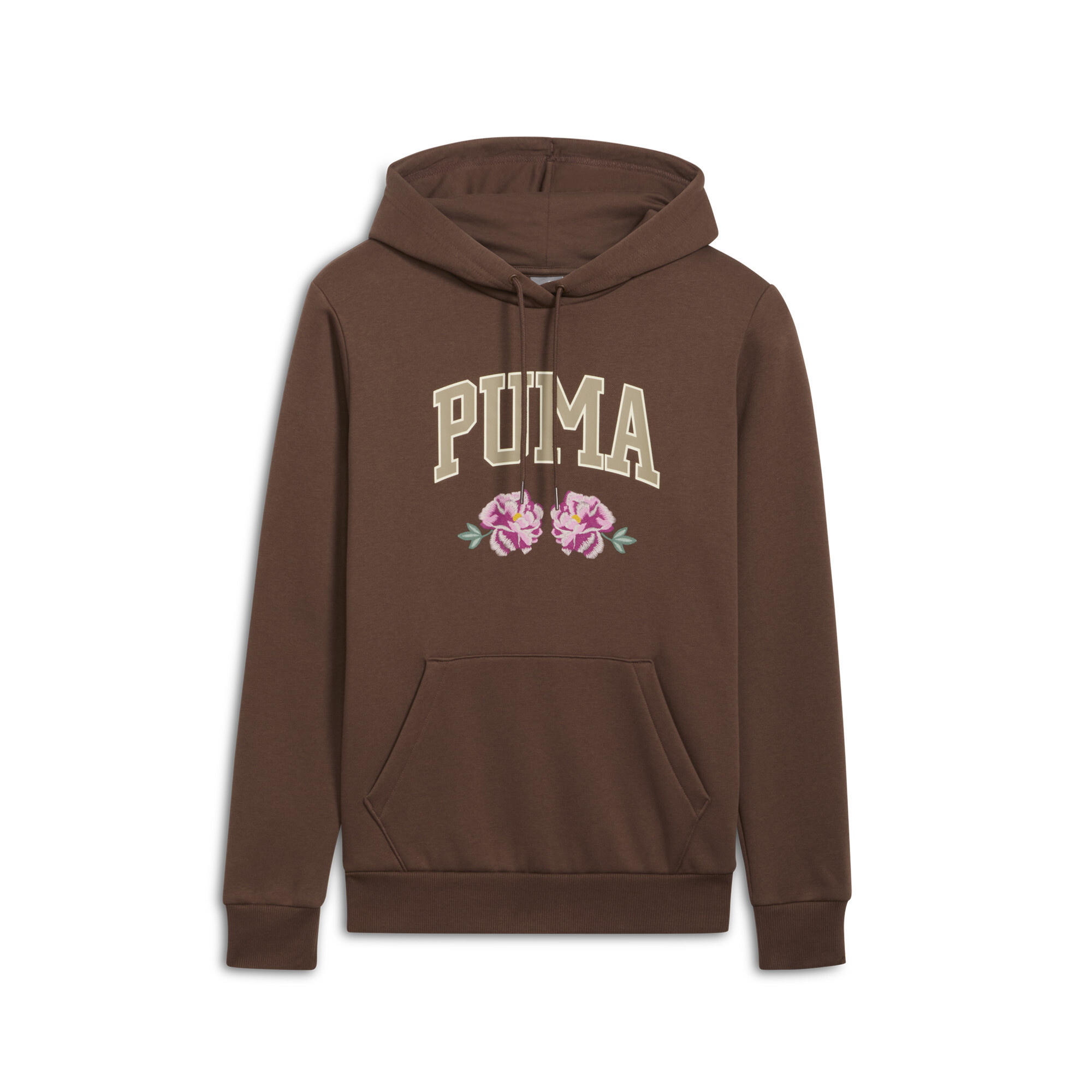 PUMA Women s Faux Embroidered Floral Hoodie eBay