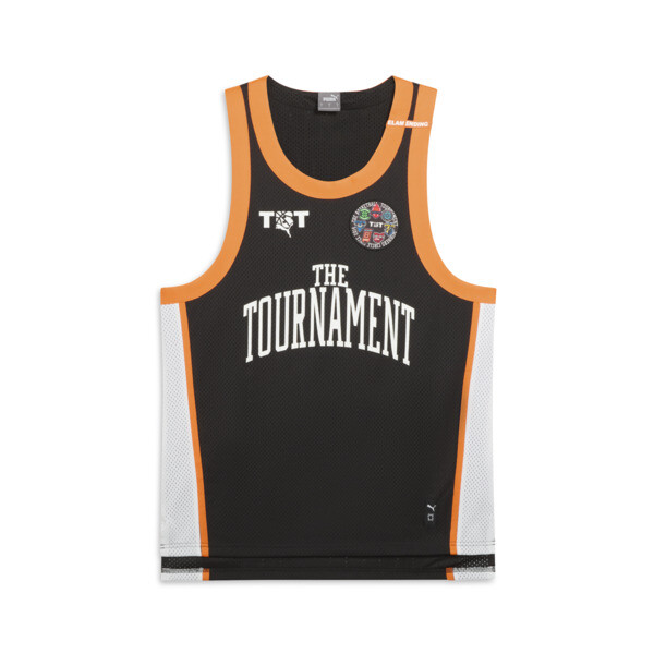 Puma X Tbt Men's Throwback Jersey In Black