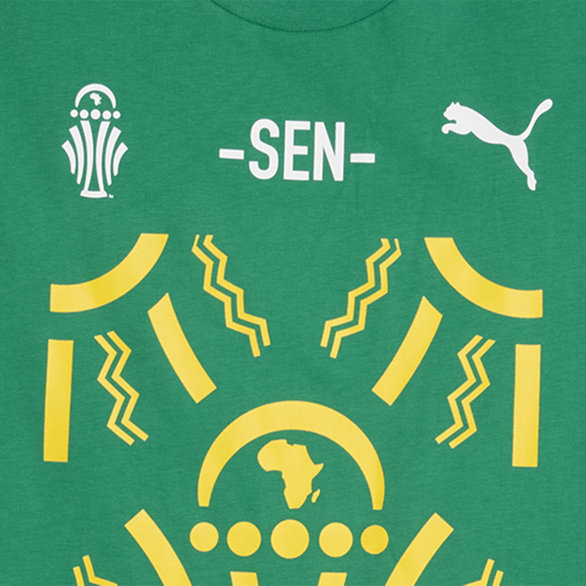 Senegal TotalEnergies CAF Africa Cup of Nations 2023 T-shirt voor Heren, Groen, Maat S | PUMA