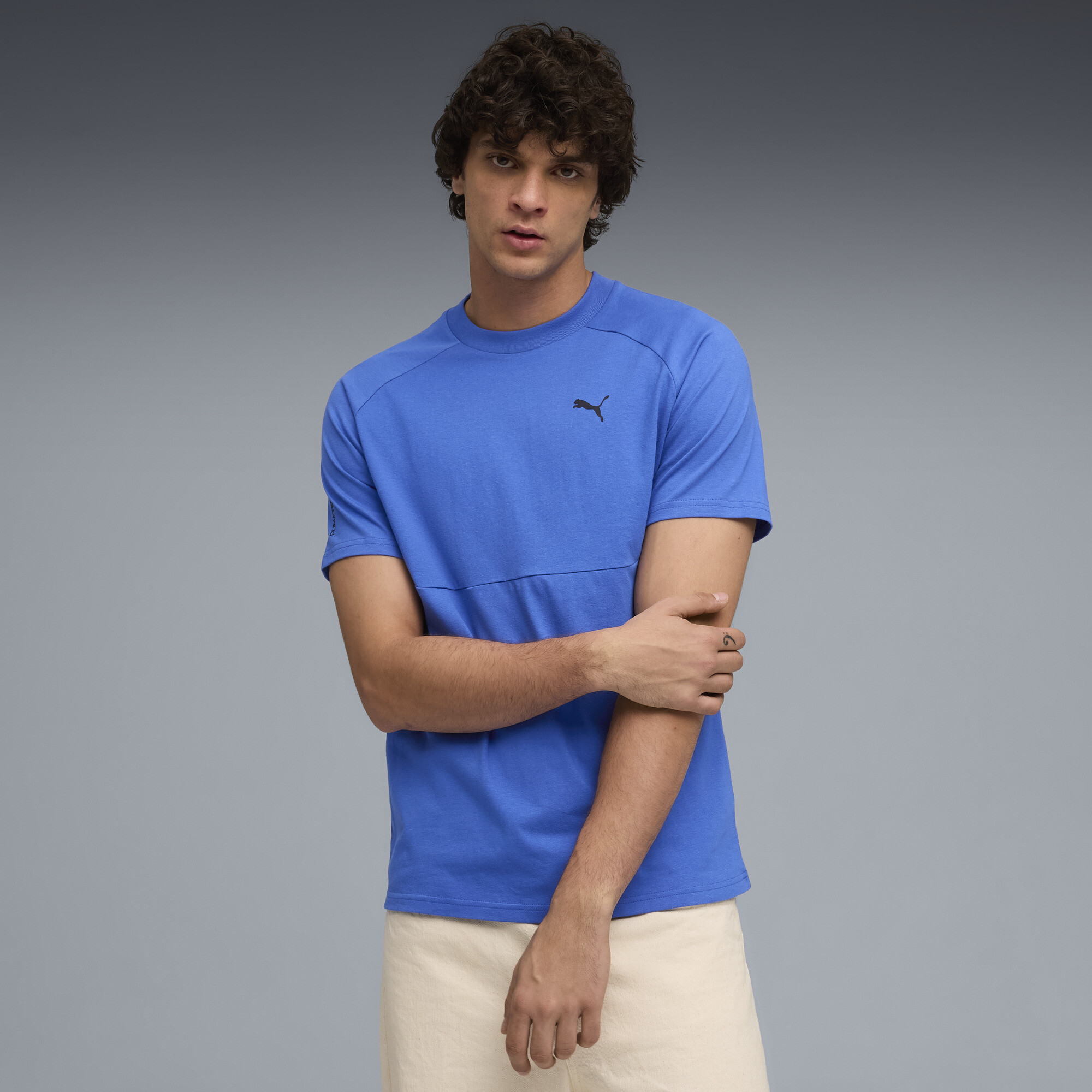 Puma Tech T-shirt Men In Blue