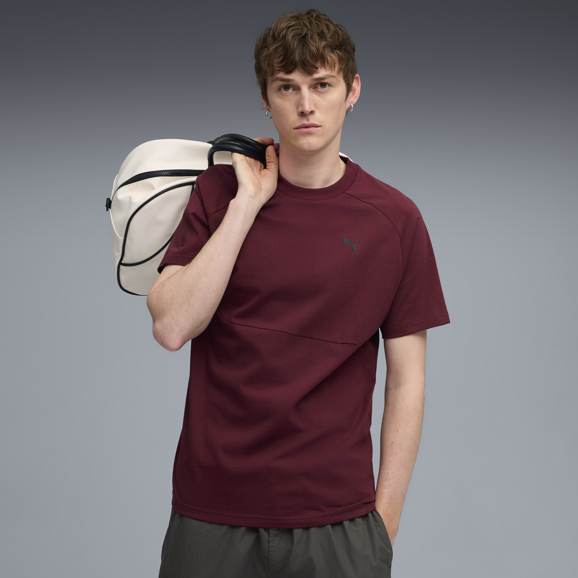 Puma Tech T-shirt Men In Red