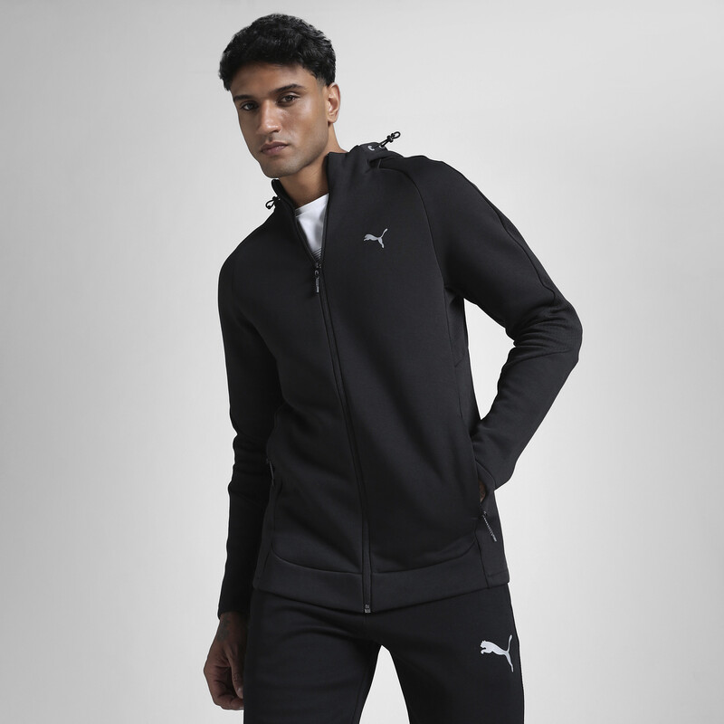 

Men's PUMA EVOSTRIPE Slim Fit Full-Zip Hoodie