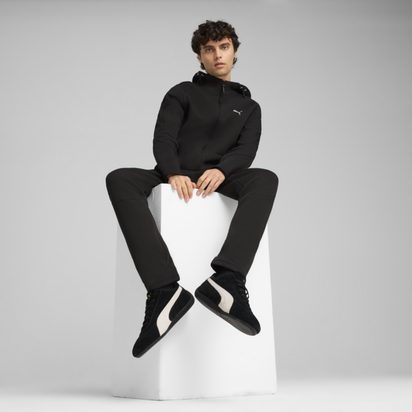 EVOSTRIPE Full-Zip Hoodie Men, PUMA Black, large-ZAF