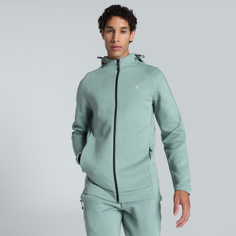 

Men's PUMA EVOSTRIPE Slim Fit Full-Zip Hoodie