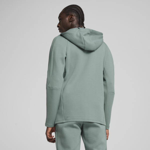 EVOSTRIPE Full-Zip Hoodie Men, Green Moon, large-ZAF