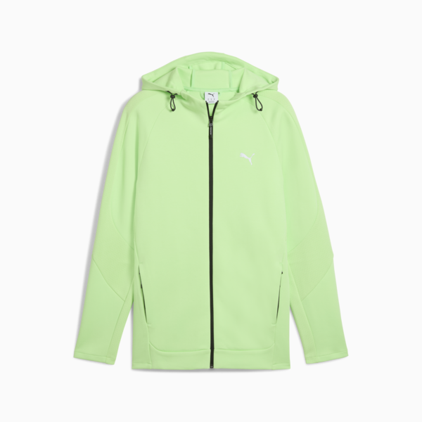 EVOSTRIPE Full-Zip Hoodie Men, Spring Fern, large-ZAF