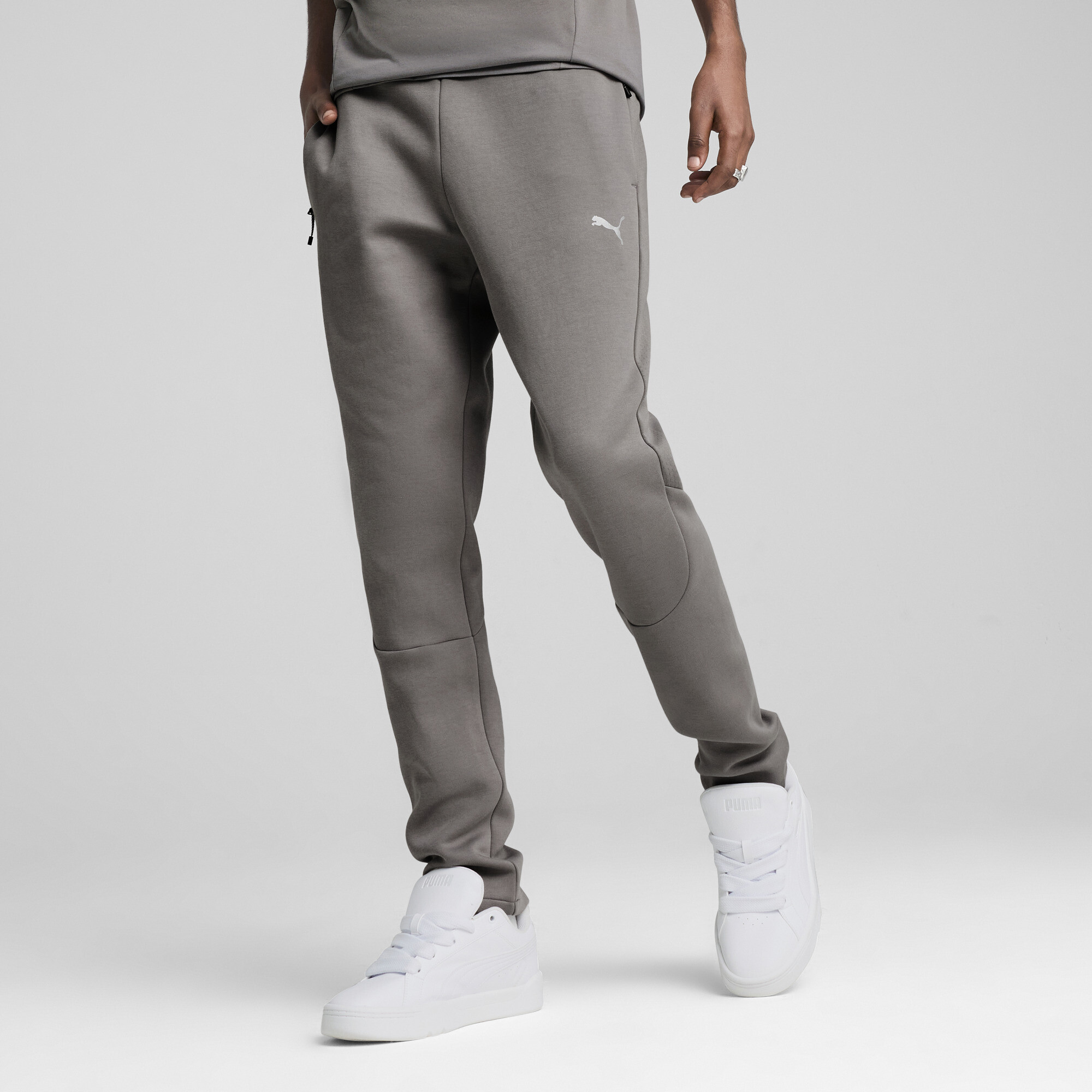 Puma EVOSTRIPE Hose Herren | Mit Plain | Cast Iron | Größe: S