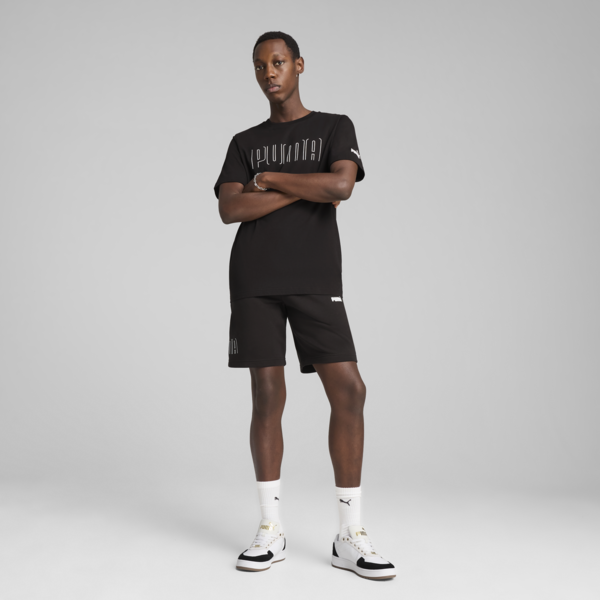 Remera estampada PUMA Sport para hombre, PUMA Black, large-ARG