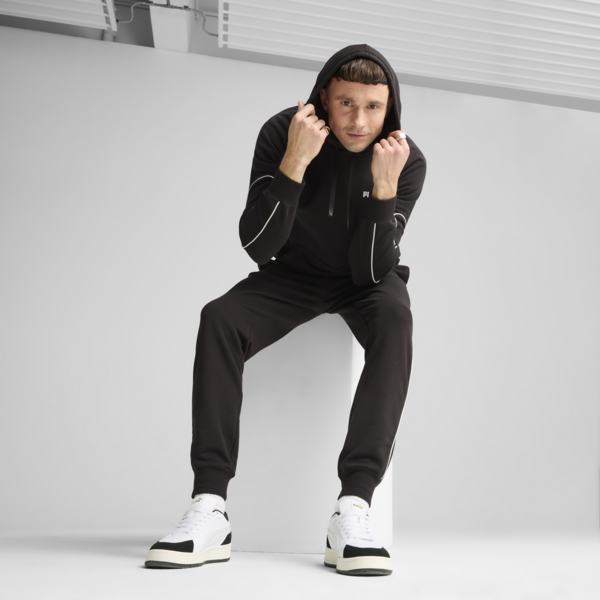 Buzo con capucha PUMA Sport para hombre, PUMA Black, large-ARG