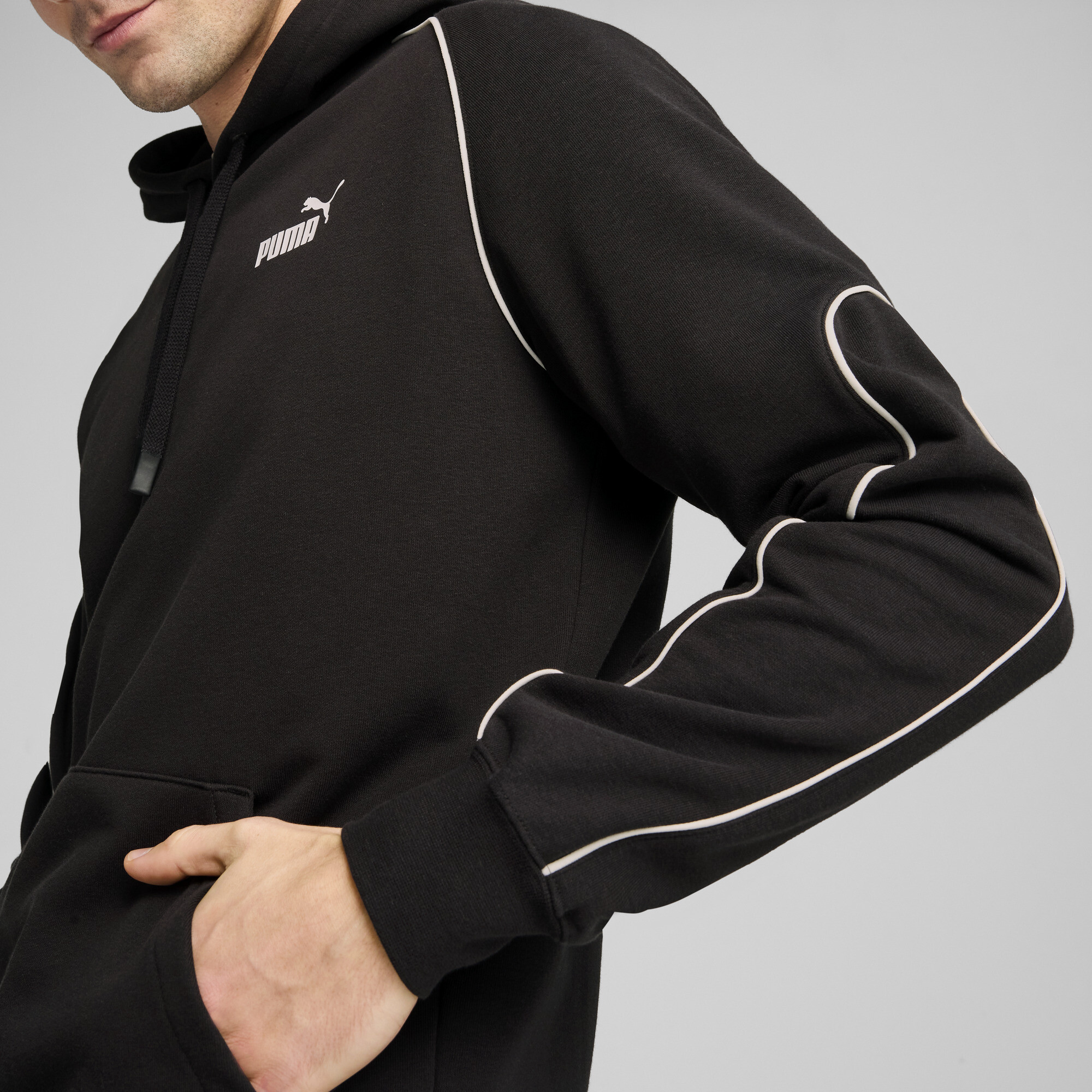 PUMA Sport hoodie voor Heren, Zwart, Maat XL thumbnail 4