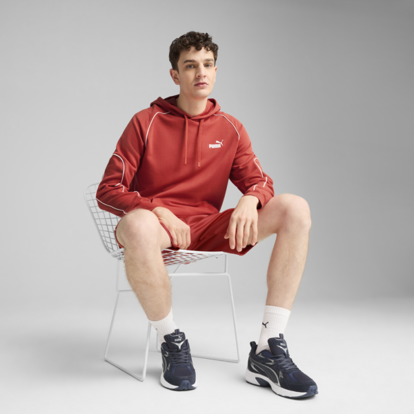 Buzo con capucha PUMA Sport para hombre, Red Fire, large-ARG