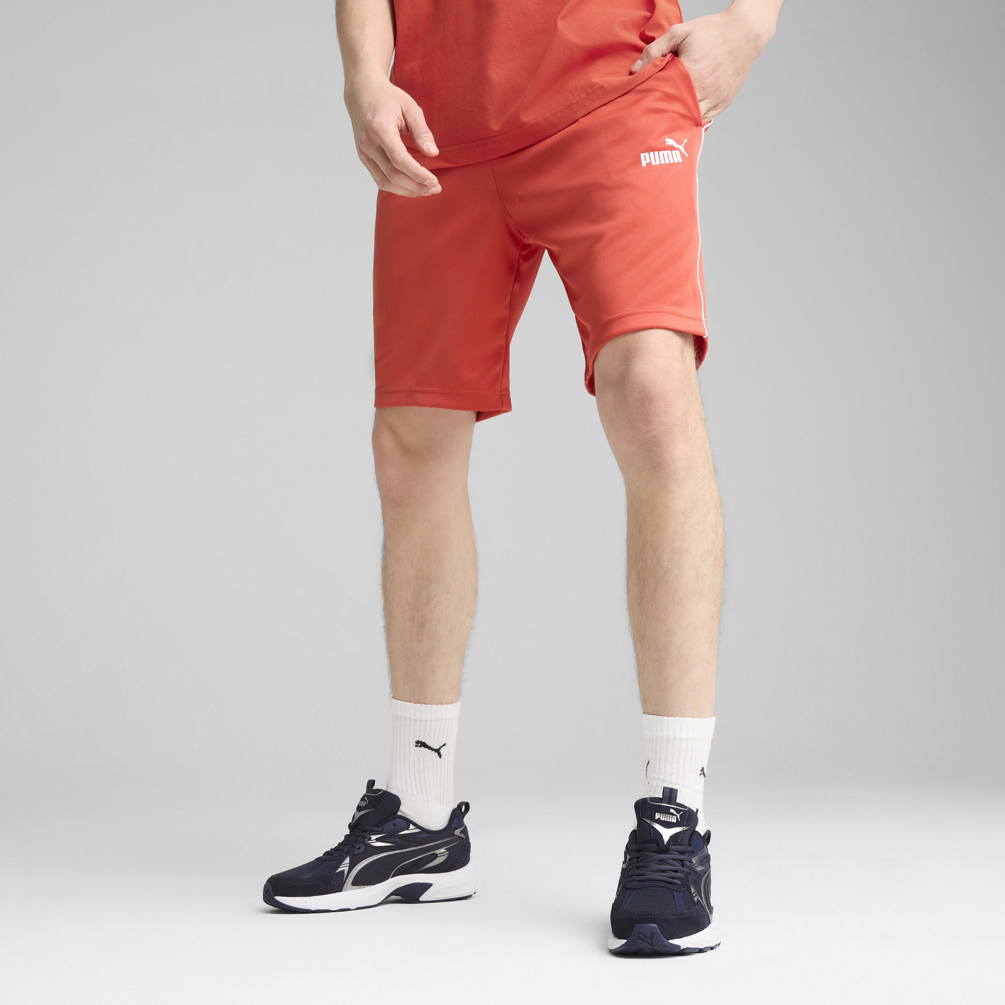 Puma Sport Men's 9" Poly Shorts In Red