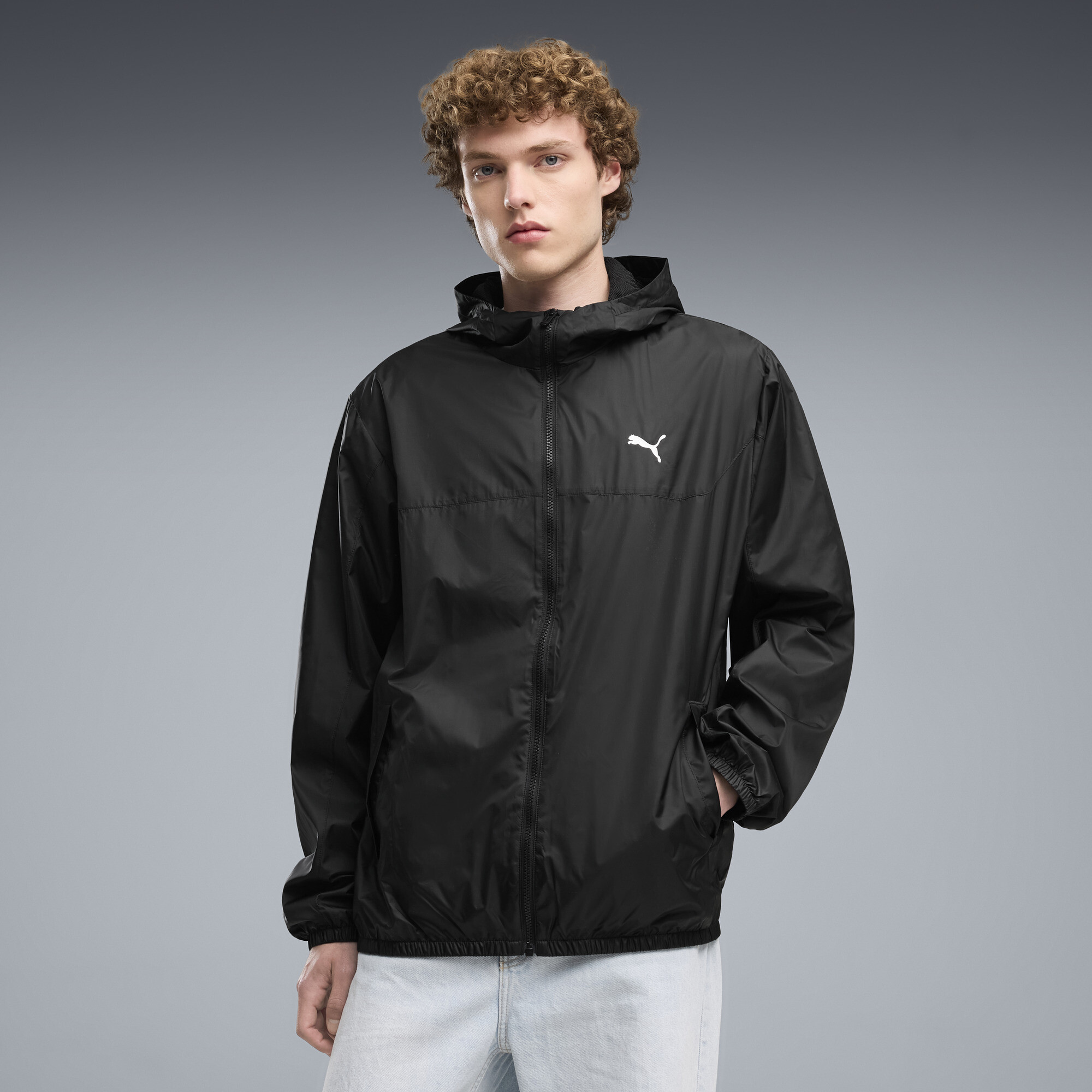 Ветровка Essentials Regular Windbreaker Men | Цвет: Черный | Puma