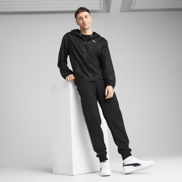 Campera rompeviento Essentials Regular para hombre, PUMA Black, large-ARG